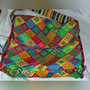 Hipster Cotton Handbag Tote Reversible
